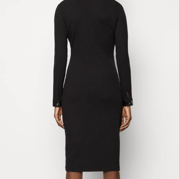 GUESS YASMINE KNIT FITTED DRESS MIDI SIZE SMALL NWT - Picture 2 of 7